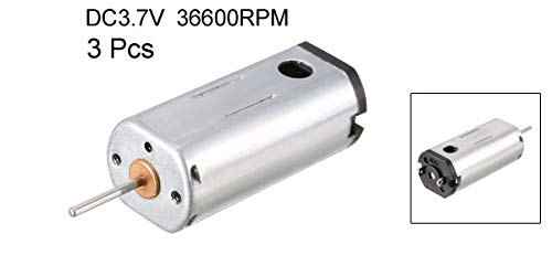 Amazon.co.jp: uxcell 電気DCモーター 3.7V 36600RPM 高トルク